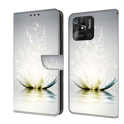 Crystal 3D Shockproof Protective Leather Phone Case, For Xiaomi Redmi 10C