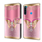 For Xiaomi Redmi Note 8 / Pink Bottom Butterfly