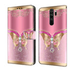 For Xiaomi Redmi Note 8 Pro / Pink Bottom Butterfly