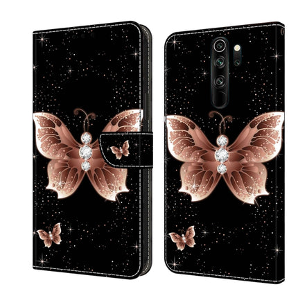 Crystal 3D Shockproof Protective Leather Phone Case, For Xiaomi Redmi Note 8 Pro