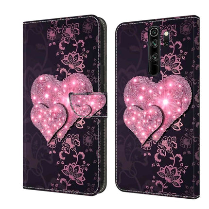 Crystal 3D Shockproof Protective Leather Phone Case, For Xiaomi Redmi Note 8 Pro
