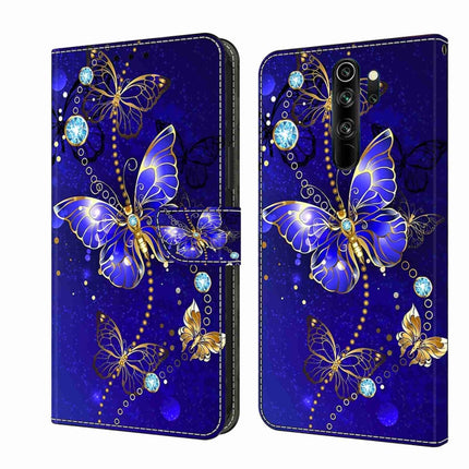 Crystal 3D Shockproof Protective Leather Phone Case, For Xiaomi Redmi Note 8 Pro