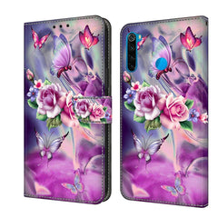 Crystal 3D Shockproof Protective Leather Phone Case, For Xiaomi Redmi Note 8T