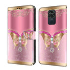 For Xiaomi Redmi Note 9 / Pink Bottom Butterfly