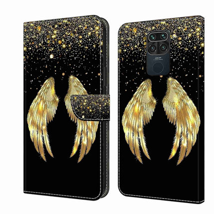 Crystal 3D Shockproof Protective Leather Phone Case, For Xiaomi Redmi Note 9