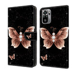 For Xiaomi Redmi Note 10 4G / Pink Diamond Butterfly
