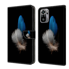 Crystal 3D Shockproof Protective Leather Phone Case, For Xiaomi Redmi Note 10 4G