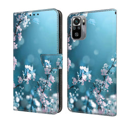 Crystal 3D Shockproof Protective Leather Phone Case, For Xiaomi Redmi Note 10 4G