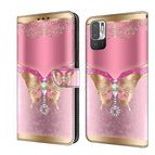 For Xiaomi Redmi Note 10 5G / Pink Bottom Butterfly