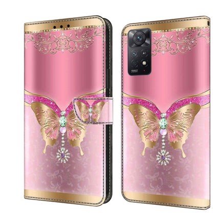 Crystal 3D Shockproof Protective Leather Phone Case, For Xiaomi Redmi Note 11 Pro 5G / 4G Global