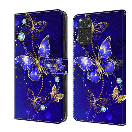 Crystal 3D Shockproof Protective Leather Phone Case, For Xiaomi Redmi Note 11 Global