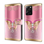 For Xiaomi Redmi Note 12 Pro Global / Pink Bottom Butterfly