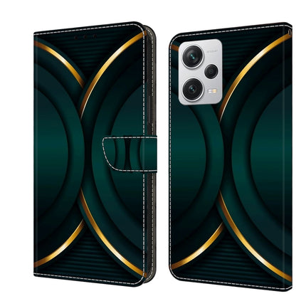 Crystal 3D Shockproof Protective Leather Phone Case, For Xiaomi Redmi Note 12 Pro+