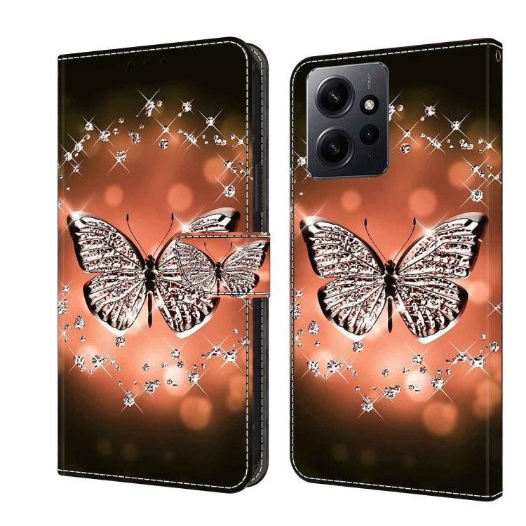 Crystal 3D Shockproof Protective Leather Phone Case