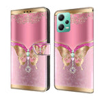 For Xiaomi Redmi Note 12 5G Global / Poco X5 / Pink Bottom Butterfly