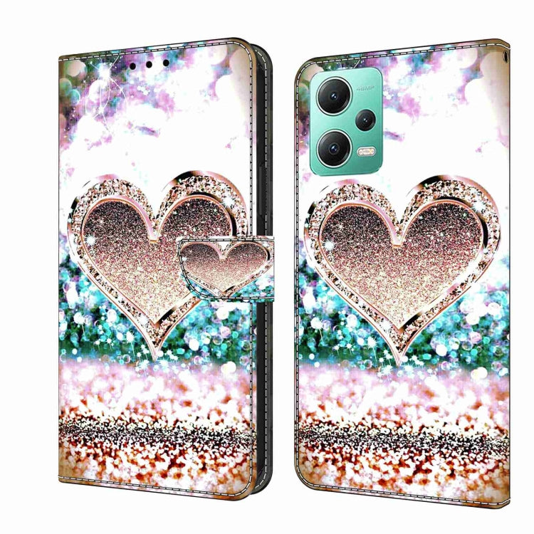 Crystal 3D Shockproof Protective Leather Phone Case