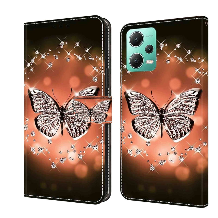 Crystal 3D Shockproof Protective Leather Phone Case