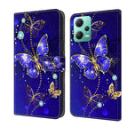 For Xiaomi Redmi Note 12 5G Global / Poco X5 / Diamond Butterfly