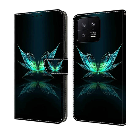Crystal 3D Shockproof Protective Leather Phone Case, For Xiaomi 13