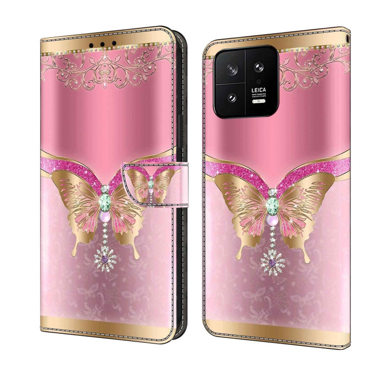 Crystal 3D Shockproof Protective Leather Phone Case