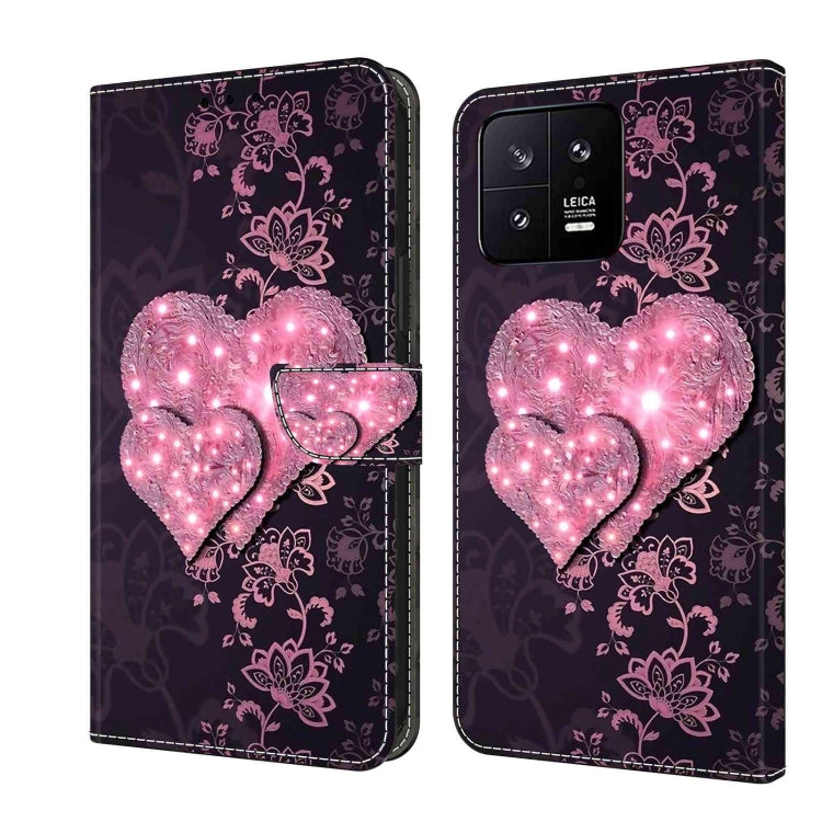 Crystal 3D Shockproof Protective Leather Phone Case