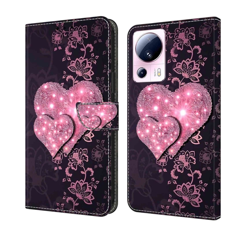 Crystal 3D Shockproof Protective Leather Phone Case