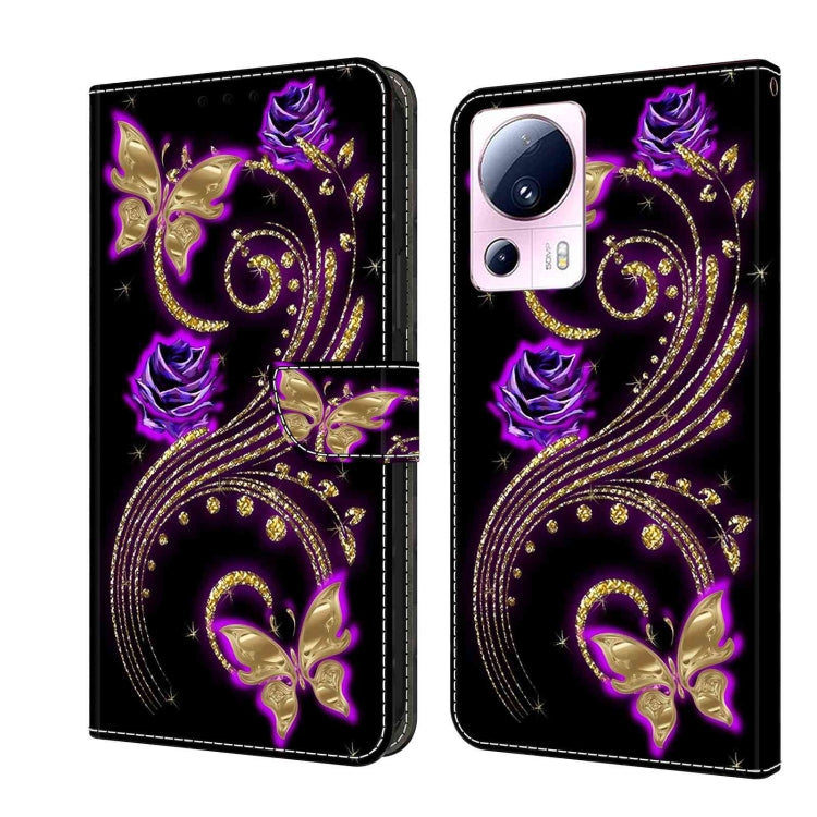 Crystal 3D Shockproof Protective Leather Phone Case