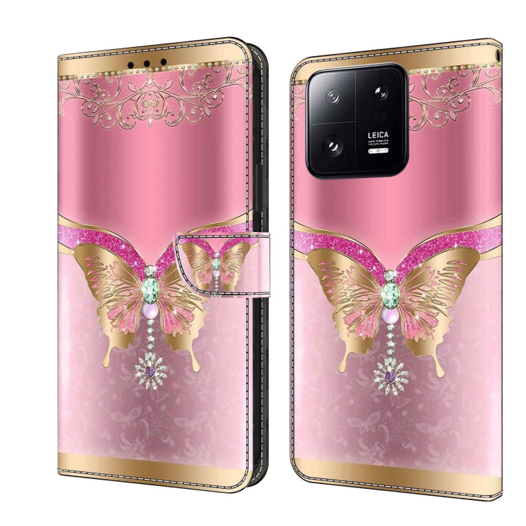 Crystal 3D Shockproof Protective Leather Phone Case