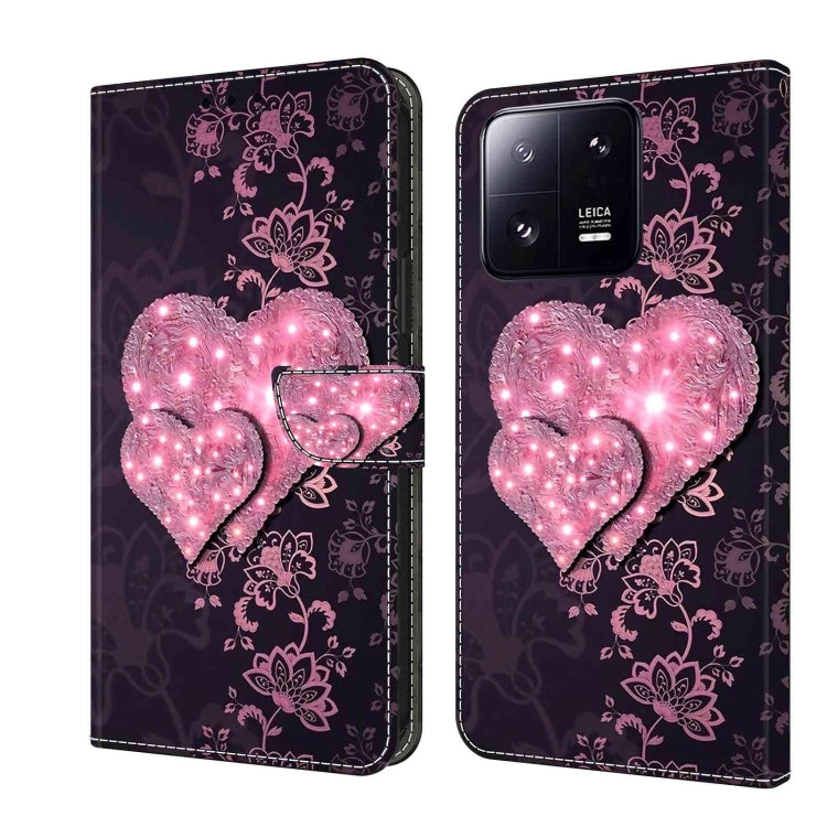 Crystal 3D Shockproof Protective Leather Phone Case