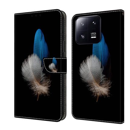 Crystal 3D Shockproof Protective Leather Phone Case, For Xiaomi 13 Pro