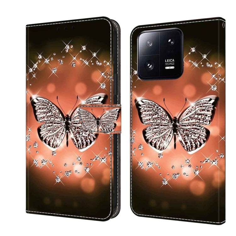 Crystal 3D Shockproof Protective Leather Phone Case