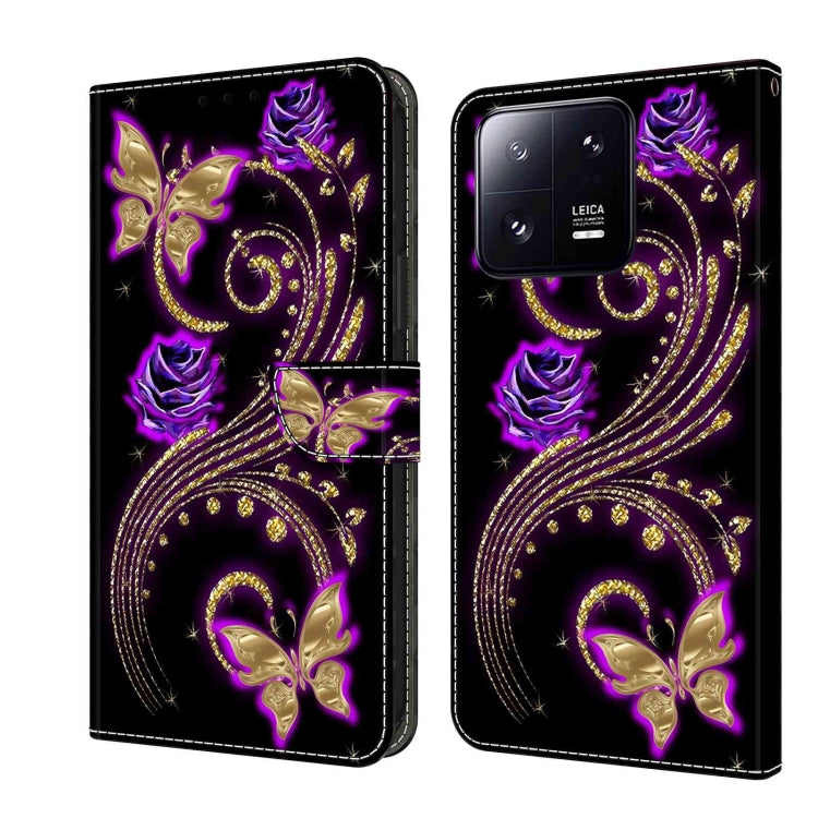 Crystal 3D Shockproof Protective Leather Phone Case