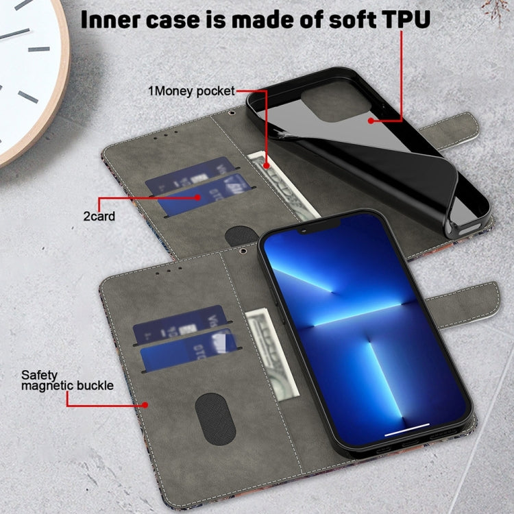 Crystal 3D Shockproof Protective Leather Phone Case