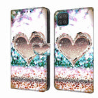 For Samsung Galaxy A12 4G / 5G / Pink Diamond Heart