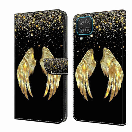 Crystal 3D Shockproof Protective Leather Phone Case, For Samsung Galaxy A12 4G / 5G