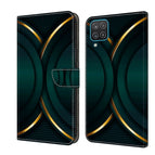 For Samsung Galaxy A12 4G / 5G / Gold Outline
