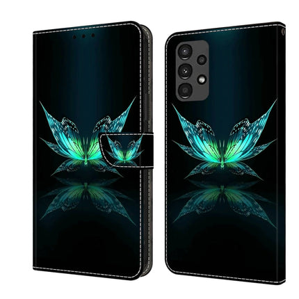 Crystal 3D Shockproof Protective Leather Phone Case, For Samsung Galaxy A13 4G / 5G / A04S