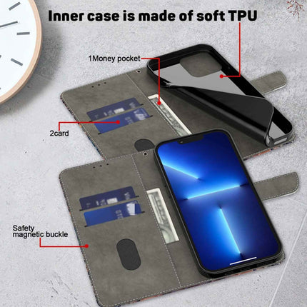 Crystal 3D Shockproof Protective Leather Phone Case, For Samsung Galaxy A13 4G / 5G / A04S