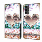 For Samsung Galaxy A13 4G / 5G / A04S / Pink Diamond Heart