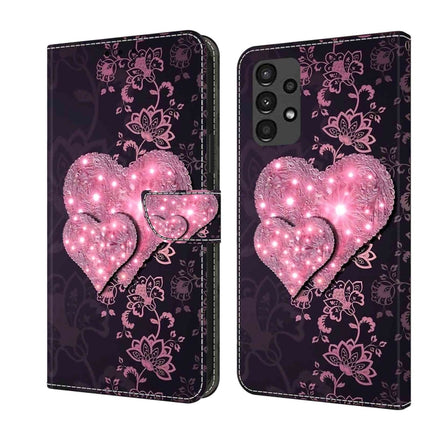 Crystal 3D Shockproof Protective Leather Phone Case, For Samsung Galaxy A13 4G / 5G / A04S