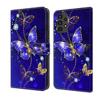For Samsung Galaxy A13 4G / 5G / A04S / Diamond Butterfly