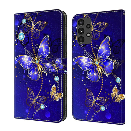 Crystal 3D Shockproof Protective Leather Phone Case, For Samsung Galaxy A13 4G / 5G / A04S