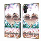 For Samsung Galaxy A14 4G / 5G / Pink Diamond Heart