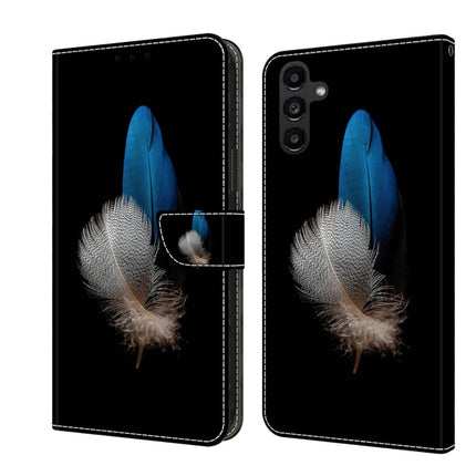 Crystal 3D Shockproof Protective Leather Phone Case, For Samsung Galaxy A14 4G / 5G