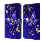 For Samsung Galaxy A14 4G / 5G / Diamond Butterfly