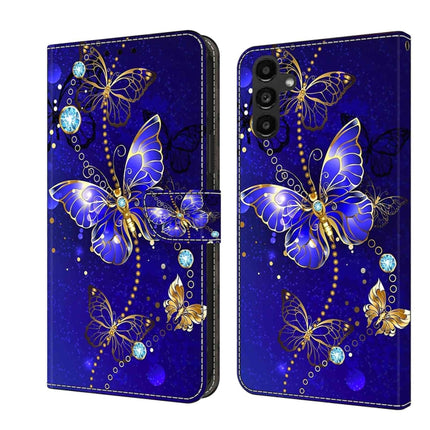 Crystal 3D Shockproof Protective Leather Phone Case, For Samsung Galaxy A14 4G / 5G
