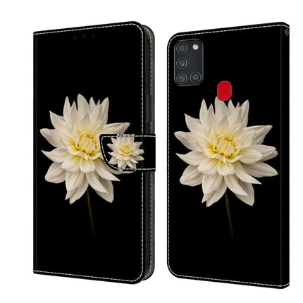 Crystal 3D Shockproof Protective Leather Phone Case, For Samsung Galaxy A21s