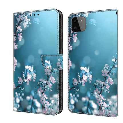 Crystal 3D Shockproof Protective Leather Phone Case, For Samsung Galaxy A22 5G