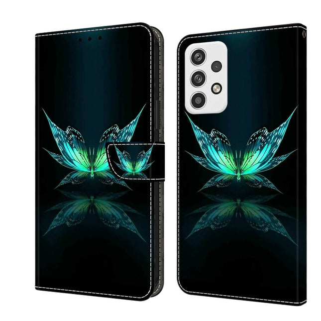 Crystal 3D Shockproof Protective Leather Phone Case, For Samsung Galaxy A23 5G