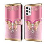For Samsung Galaxy A23 5G / Pink Bottom Butterfly